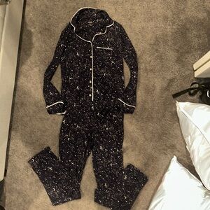 Matching Navy pajama set. Moon and stars design. Super cozy. XS